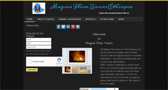 Desktop Screenshot of magmaflowtoursethiopia.com
